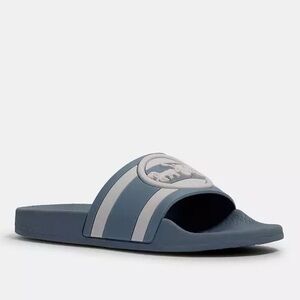 COACH Uli Sport Slide With Horse And Carriage Print, sz 6
